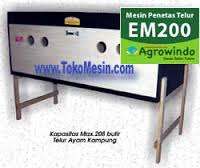 Jual Mesin Penetas Telur Manual 200 Telur (EM-200) di Makassar