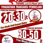 Promo FREE MESIN Bulan Maret 2017