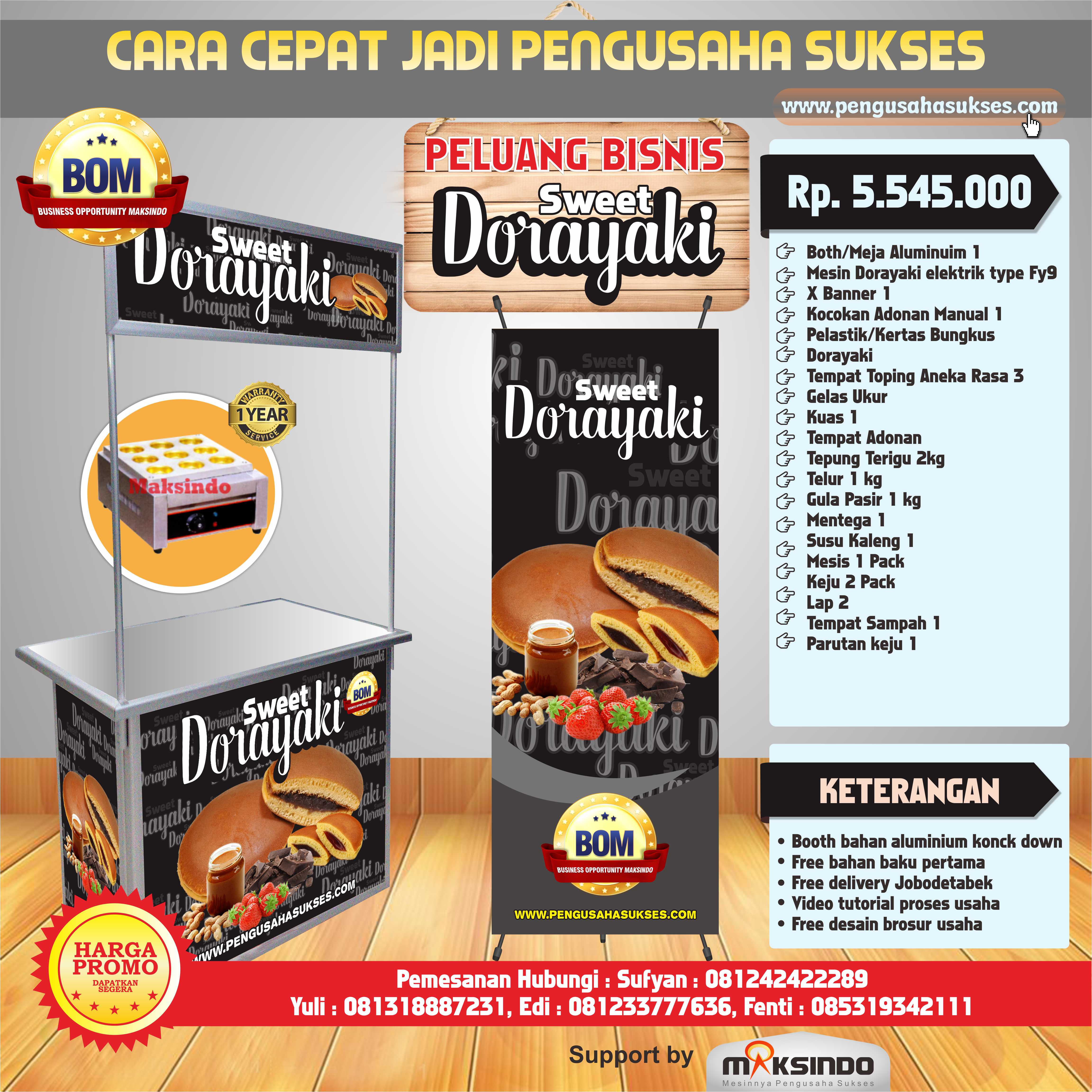 Paket Sweet Dorayaki ( Listrik ) Program BOM