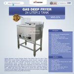 Jual Gas Deep Fryer 24 Liter 2 Tank (G74) di Makassar