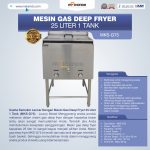 Jual Gas Deep Fryer 25 Liter 1 Tank (G75) di Makassar